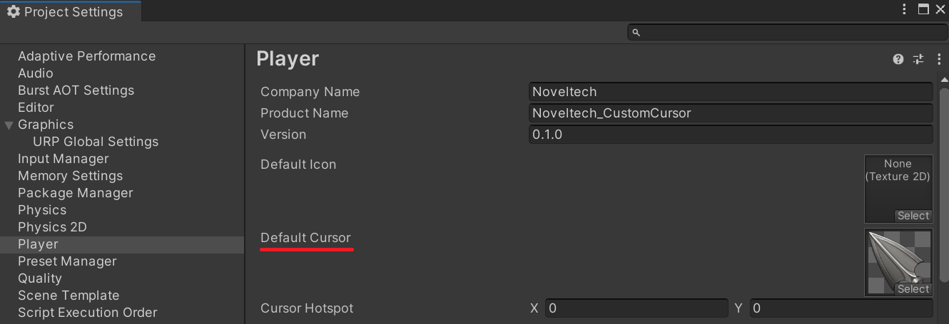 Creating a custom cursor