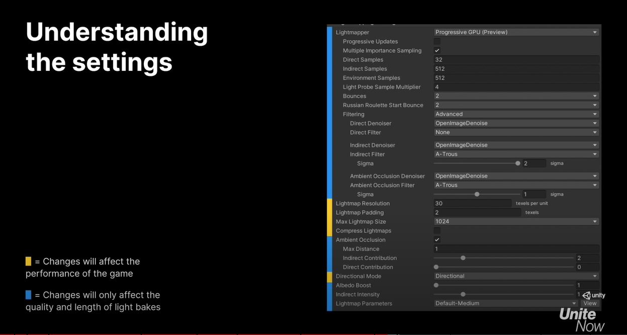 lightmap settings